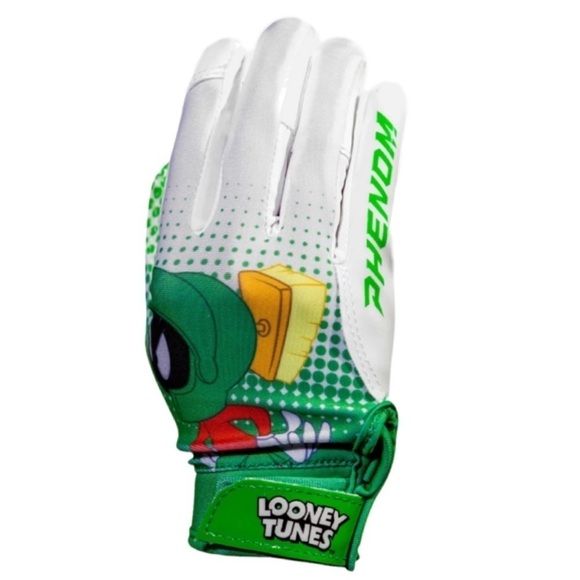 PHENOM • Looney Tunes Football Gloves Marvin The Martian VPS4 By Phenom … - Picture 3 of 4